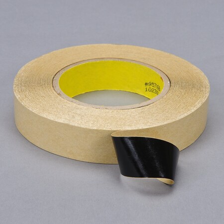 3M Double Coated Tape 9576B, Black, 1 In X 60 Yd, 4 Mil, 36Pk 7010334408